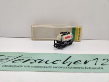 Minitrix N DC 13542 Kesselwagen "Esso" / Kessel vergilbt / Zs / DB / OVP