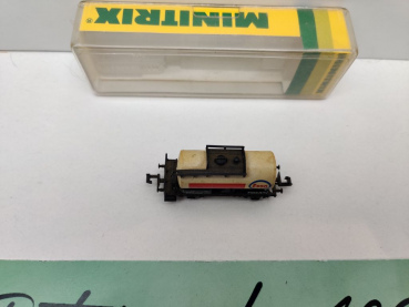 Minitrix N DC 13542 Kesselwagen "Esso" / Kessel vergilbt / Zs / DB / OVP