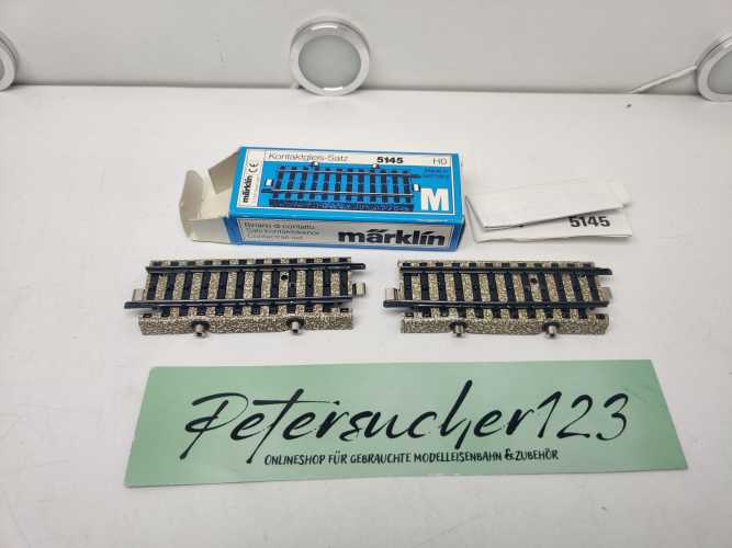 Märklin H0 AC 5145 geraden Kontaktgleis-Satz für das klassische M-Gleissystem / OVP