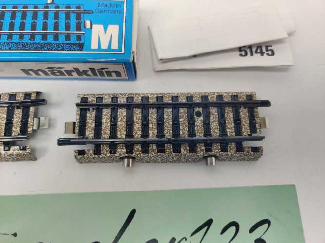 Märklin H0 AC 5145 geraden Kontaktgleis-Satz für das klassische M-Gleissystem / OVP