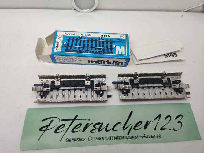 Märklin H0 AC 5145 geraden Kontaktgleis-Satz für das klassische M-Gleissystem / OVP