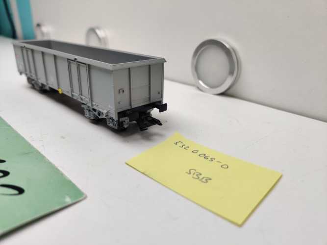 Märklin H0 AC 46917 / 532 0 069-0 offener Güterwagen Grau / SBB / 4-Achser
