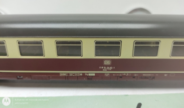 Märklin H0 AC 43858 / 618019 Personenwagen / 1.Kl. / Licht /  Beige - Rot / DB