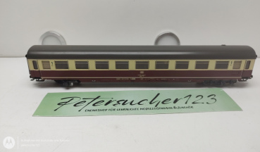Märklin H0 AC 43858 / 618019 Personenwagen / 1.Kl. / Licht /  Beige - Rot / DB