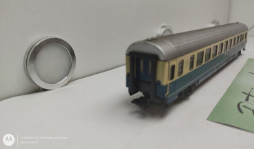 Märklin H0 AC 618020 Personenwagen 2.Kl. / Blau / Beige / DB / 4-Achser