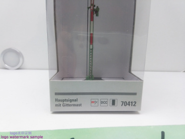 Märklin H0 AC 70412 Hauptsignal mit Gittermast/ Mfx / DCC / OVP