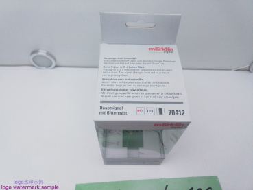 Märklin H0 AC 70412 Hauptsignal mit Gittermast/ Mfx / DCC / OVP