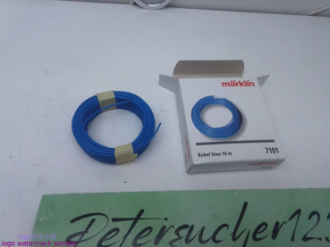 Märklin  7101 Kabel Blau 10 Meter / OVP