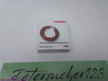 Märklin  7102 Kabel Braun 10 Meter  / OVP