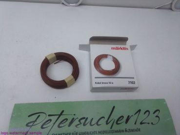 Märklin  7102 Kabel Braun 10 Meter  / OVP