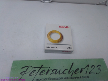 Märklin  7103 Kabel Gelb 10 Meter   in OVP    ZB501  N1120
