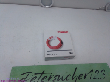 Märklin  7105 Kabel Rot 10 Meter / OVP