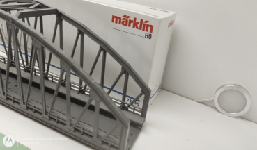 Märklin H0 1 x Gitterbrücke gerade 360mm C-Gleis  74636 / OVP