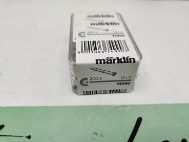 Märklin H0 74990 / 200 Schrauben  C-Gleis  / OVP