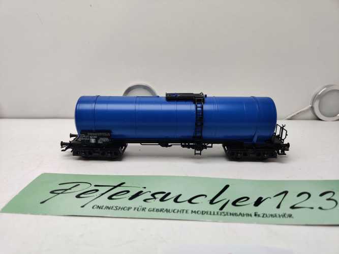 Märklin H0 AC 785 7 147-7 / 4-Achser Kesselwagen /  Blau / NEM / SBB