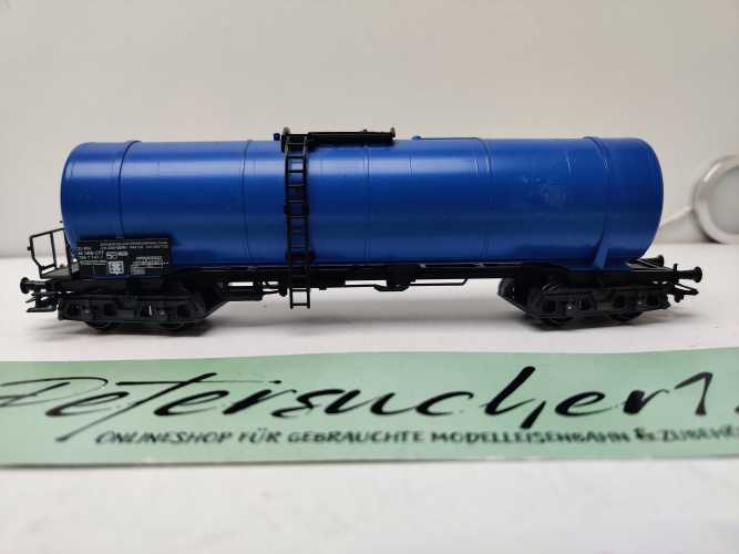 Märklin H0 AC 785 7 147-7 / 4-Achser Kesselwagen /  Blau / NEM / SBB
