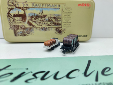 Märklin Z DC 80010 Faßwagen "Fr. Kauffmann" / Museumswg 1999 / K.W.St.E. / OVP