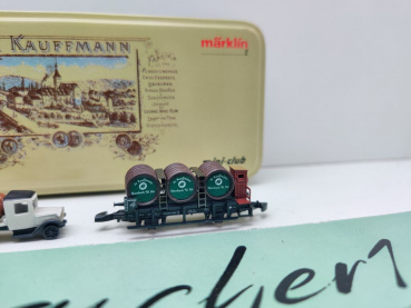 Märklin Z DC 80010 Faßwagen "Fr. Kauffmann" / Museumswg 1999 / K.W.St.E. / OVP