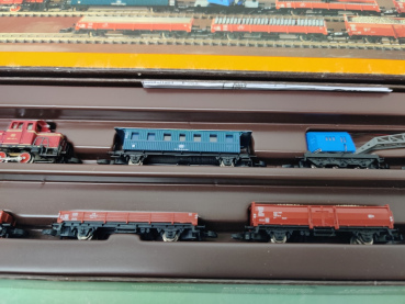 Mini Club / Märklin Z DC 8103 /  Märklin Gleisbauzug mit BR 260 / DB / Analog / OVP
