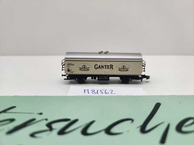 Märklin Z DC 81562 Kühlwagen "Ganter" Ichqrs377 aus Set / Privat - DB