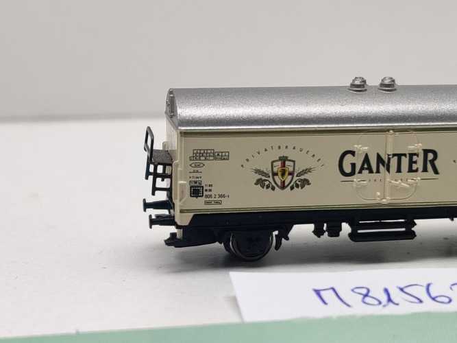 Märklin Z DC 81562 Kühlwagen "Ganter" Ichqrs377 aus Set / Privat - DB