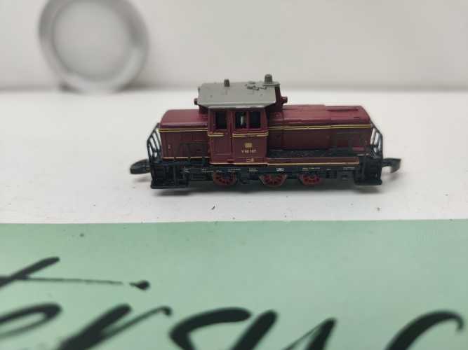 Mini Club / Märklin Z DC 81564 / V60 Diesellok / Analog / Rot