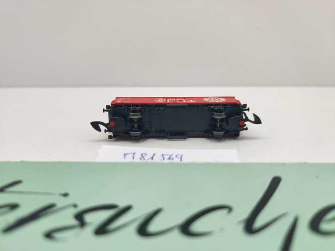 Märklin Z DC 81569 Kühlwagen "Wulle" Ichqrs377 aus Set / Privat - DB