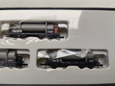 Märklin Z DC 82090 Carbid-Flaschenwagen-Set / 3 Stück / OVP