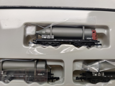 Märklin Z DC 82090 Carbid-Flaschenwagen-Set / 3 Stück / OVP