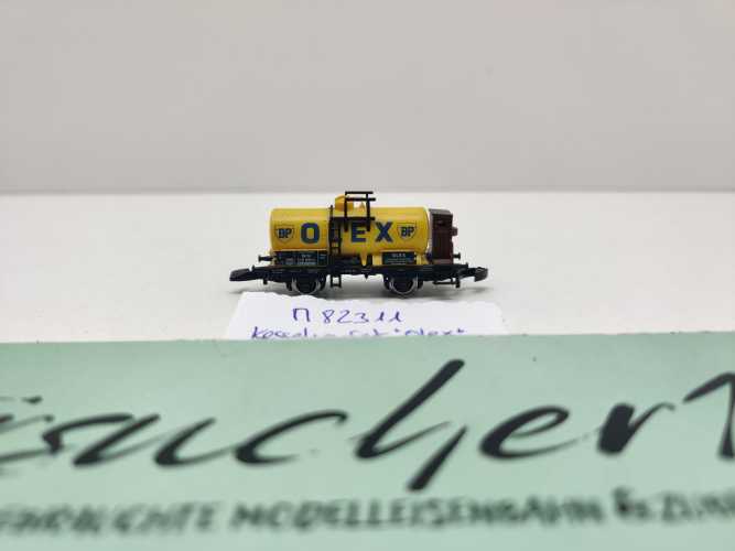 Märklin Z DC 82311-3 Kesselwagen mit Bremserhaus "Olex" aus Set / Privat