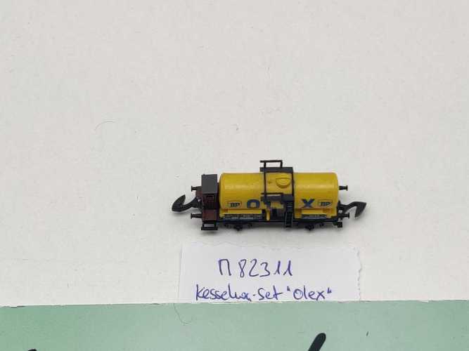 Märklin Z DC 82311-3 Kesselwagen mit Bremserhaus "Olex" aus Set / Privat