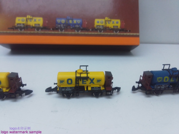 Märklin Z DC 82311 Kesselwagen-Set "OLEX" / 3 Anhänger / OVP