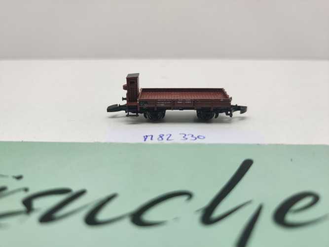 Märklin Z DC82330 Niederbordwagen Bremserhaus X Erfurt / DRG