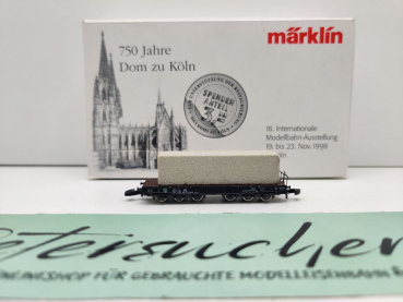 Märklin Z DC 82351.1998.01 Niederbordwg "750 J Dom zu Köln" / 16. IMA Köln'98 / OVP