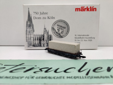 Märklin Z DC 82351.1998.01 Niederbordwg "750 J Dom zu Köln" / 16. IMA Köln'98 / OVP