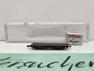 Märklin Z DC 82355 Schwerlastwagen m. Barren "Insider JW'01" SSym46 / DB / EVP