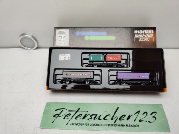 Märklin Z DC 82360 Wagen-Set Container-Transport / OVP