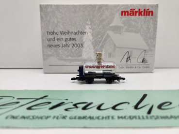 Märklin Z DC 82450 Glas-Kesselwagen "Glühfix" / Händlerpräsent 2002/03 / OVP
