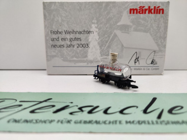 Märklin Z DC 82450 Glas-Kesselwagen "Glühfix" / Händlerpräsent 2002/03 / OVP