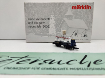Märklin Z DC 82450 Glas-Kesselwagen "Glühfix" / Händlerpräsent 2002/03 / OVP