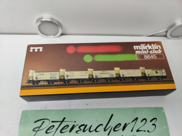Märklin Z DC 8645 /  5-teiliges Güterwagen-Set „Alte Brauereien“ / Ep. I  / Länderbahn-Bauart / OVP