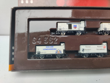 Märklin Z DC 8645 /  5-teiliges Güterwagen-Set „Alte Brauereien“ / Ep. I  / Länderbahn-Bauart / OVP
