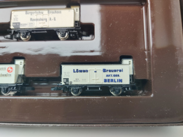 Märklin Z DC 8645 /  5-teiliges Güterwagen-Set „Alte Brauereien“ / Ep. I  / Länderbahn-Bauart / OVP