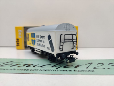 Märklin H0 AC 4415 SoMo Telezug Kühlwagen "100 J Telefon Mühlacker" / OVP gelb