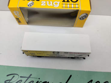 Märklin H0 AC 4481 SoMo Telezug Containerwagen "25 J Göppingen" / OVP gelb