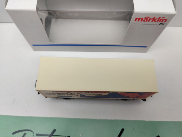 Märklin H0 AC 8 4580 Containertragwagen "Eurotunnel Eröffnung" SoMo'94 / OVP weiß