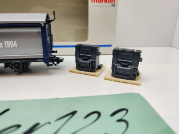 Märklin H0 AC 84633 Schiebewandwagen "Magazin-Jahresw. 1994" Tbis / DB / OVP weiß