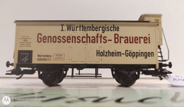 Märklin H0 AC 84794 Kühlwagen "Genoss. Brauerei" / Museumswg 1994 / NEM / K.W.St.E.