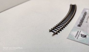 Märklin Mini-Club Z DC 8521 gebogenes Gleis / R 195 mm