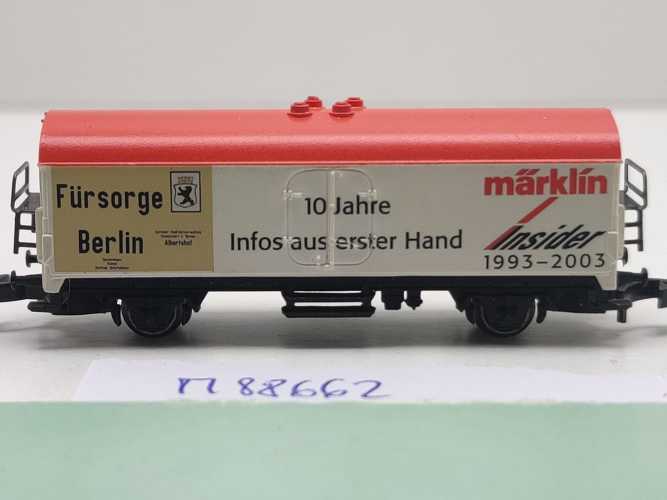 Märklin Z DC 8600 Kühlwagen "Int. Spielw. Messe Nürnberg 2003"